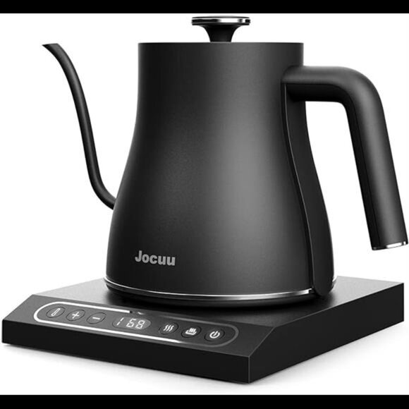 Gooseneck Electric Pour Over Kettle with Temperature Control, Tea & Pour Over - Picture 6 of 6